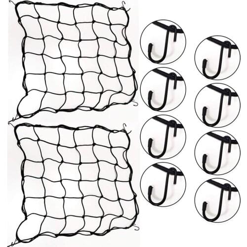 Plant Trellis Netting Flexible Elastic Grow Tent Net Trellis Netting with Hooks for Grow Tents Plant Trellis Net for Climbing