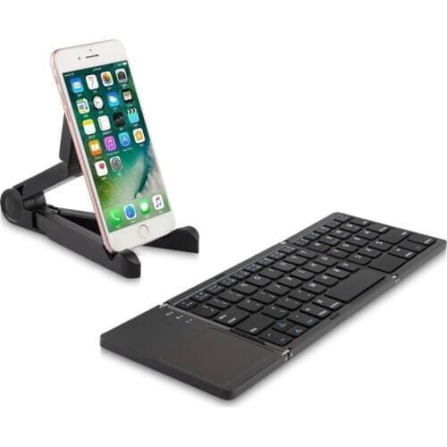 HUWEI Mini Foldable Bluetooth Keyboard with Touchpad For iPhone 12 Pro Max iPhone 12 mini iphone12 pro max mini Phone Case