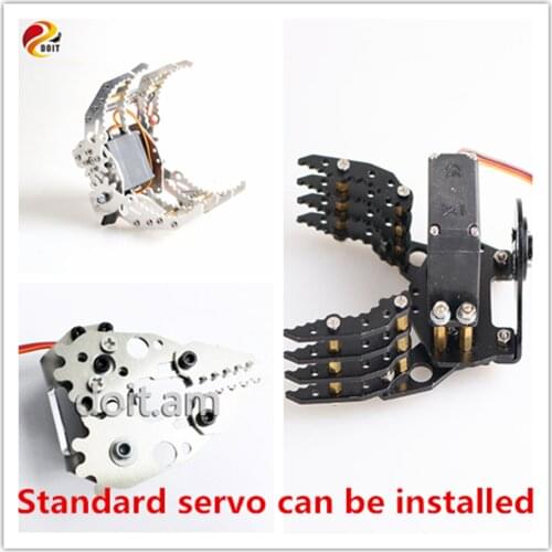 SZDOIT Metal Robot Arm Gripper G2/G6/G8 Mechanical Claw Multifunction Clamp Grab Handling RC Robot Model Part DIY Unassembled
