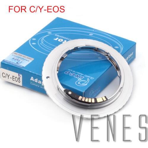 Venes For C/Y-EOS Upgrade 3rd Generation AF Confirm Adapter Suit For Contax Yashica CY Mount Lens to Canon (D)SLR Camera
