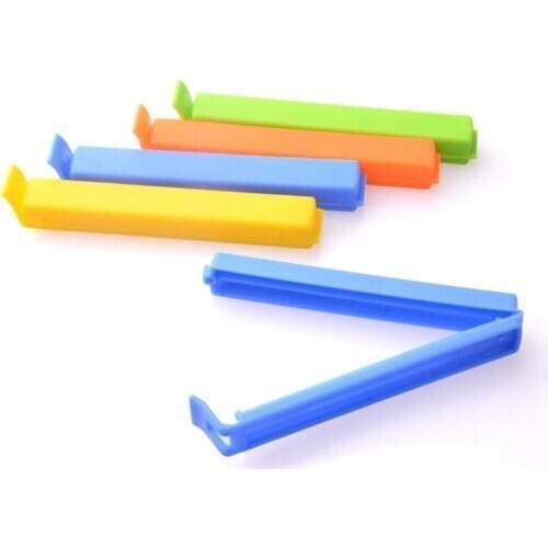 15Pcs/Lot Portable Kitchen Storage Food Snack Seal Sealing Bag Clips Sealer Clamp Plastic Tool Random Color