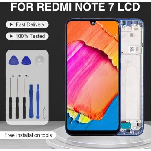 Dinamico 6.3inch For Xiaomi Redmi Note 7 Pro Lcd Display For Redmi Note 7 Display With Frame