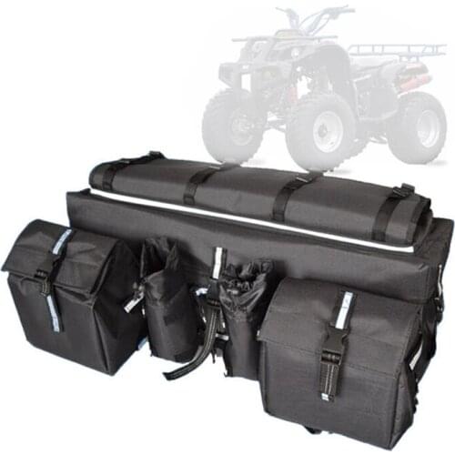 ATV Mountain Bike Rear Shelf Luggage Bag Travel Bag Finishing Storage Bag Large Capacity Accessories 600D Oxford Luggage Carrier