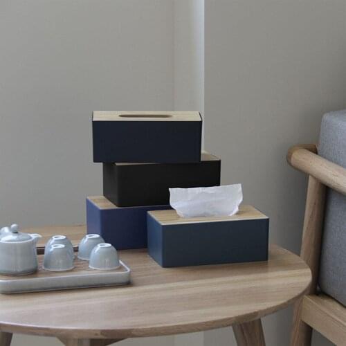 Tissue Holder Wooden Tissue Box Household Tissue Box Car Tissue Box Furniture Storage Box tissue box cover