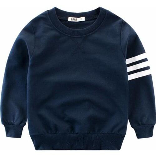 Childrens clothing spring style Childrens clothing boys sweater baby long-sleeved round neck pullover