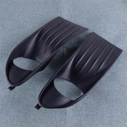 DWCX 5178285 5178284 2PCS Car Left Right Front Bumper Fog Light Grille Cover Trim Fit for Dodge Journey 2009 2010 2011 2012 2013