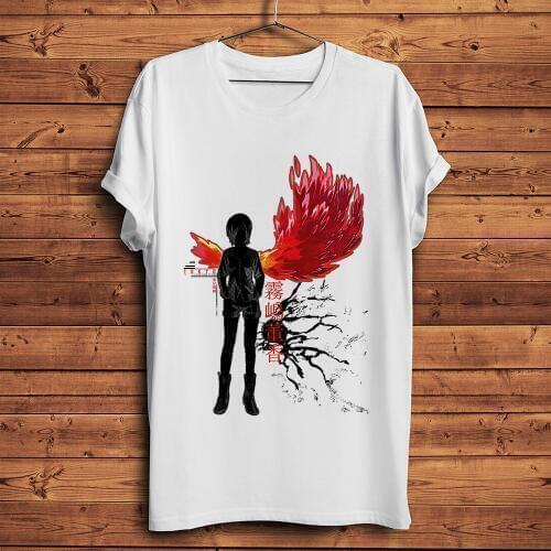 Tokyo Ghoul Touka Kirishima funny anime tshirt men summer new white short sleeve homme casual t shirt unisex manga streetwear