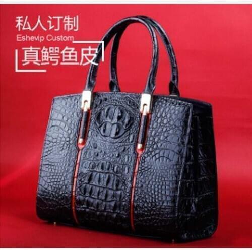 Ourui new new Hot style true The crocodile package true The crocodile female handbag women bag