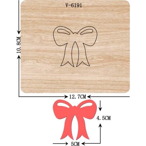 New Bow wooden dies cutting dies for scrapbooking Multiple sizes V-6191