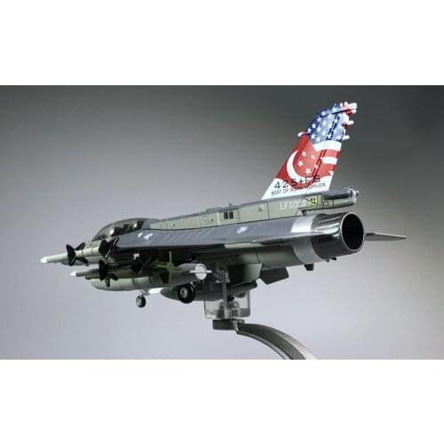 Amer Com Singapore Air Force F-16 Fighting Falcon D Block-52 1/72 Diecast Model