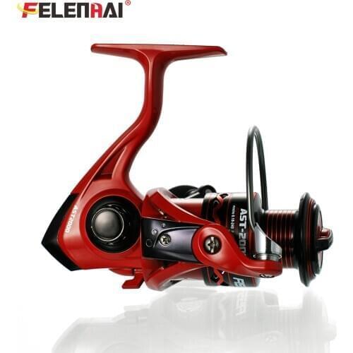 FELENHAI Fishing Reel All Metal Spinning Reel 8kg Max Drag 13+1 EVA Handle Spool Saltwater Sea Lure Fishing Accessories