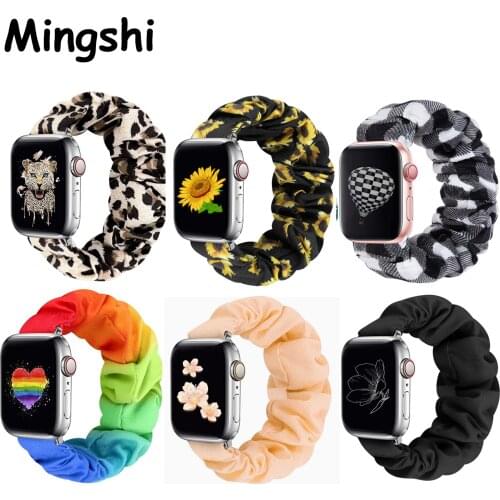 Elastic Watch Straps Watchband for Apple Watch Band Series SE 6 5 4 3 38mm 40mm 42mm 44mm for iwatch Strap Bracelet 6 5 4