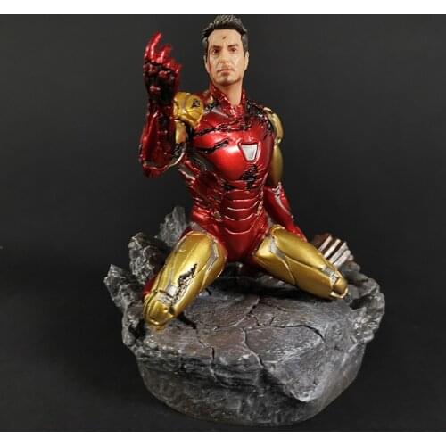 Statue Iron Man MK85 Marvel Avengers Endgame Tony Stark PVC Figure Gift Toy