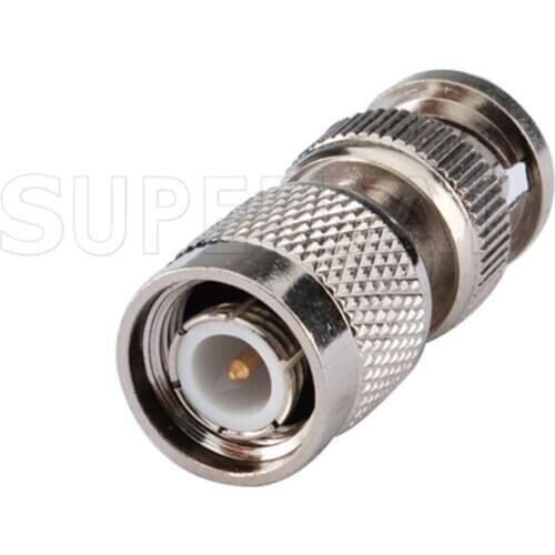 Superbat 5 pcs BNC-TNC Adapter BNC Plug to TNC Male Straight RF Coaxial Adapter