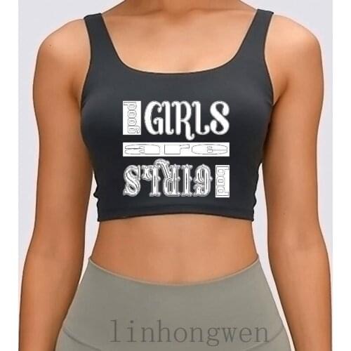 Good Girls Are Bad Girls Women Tank Top Designing Casual Summer Kawaii Sunlight Round Collar Basic Solid Crop Top