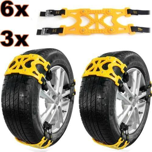 TPU Snow Chains Universal Car SUV Wheel Tyre Anti Slip Belt For Winter Roadway Ice Climbing Muddy Ground Driving Tire Anti Skip