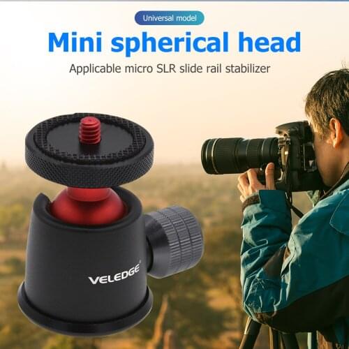 VD-M3 360 Degree Swivel Ball Head Ballhead Video Stand Panoramic Heads Aluminum Alloy Metal Mini Ball Head for Tripod