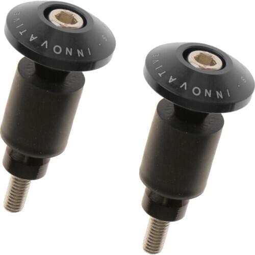 1 Pair Black Universal Aluminum Handlebar End Bar Plugs Cap For Bike Cycling