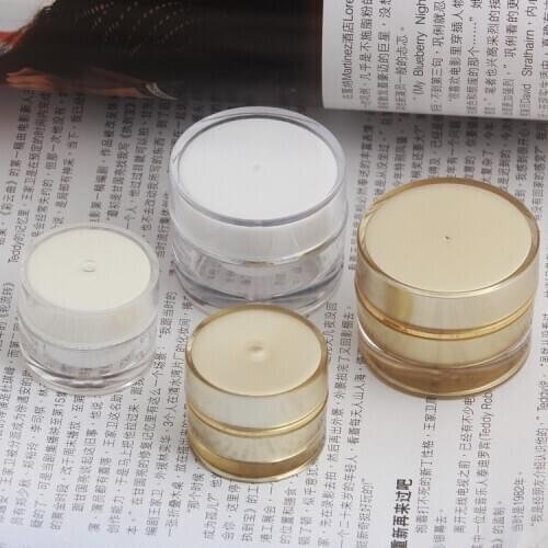 10g Frosted pvc Jar Empty Cream Jars Cosmetic Packaging Containers cosmetic jar,plastic jar 100pcs/lot DHL fast shipping