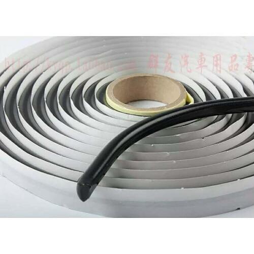 4M Black Butyl Rubber Glue Sealant Car Truck Headlight LED Retrofit Reseal Strip Snake glue waterproof seal