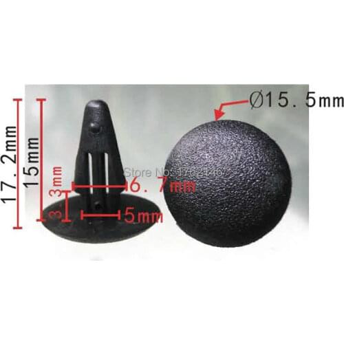 50x Retaining Clip Retainer Fastener 27948-M7002 MB115492 90467-08008 For Nissan Mitsubishi Toyota Fit 5mm Hole