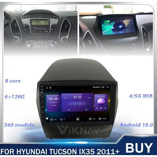 9 Inch Android 2Din Car Stereo Radio For Hyundai IX35 Tucson 2011+ Car DVD Multimedia Player GPS Navigation Touch Screen 128G