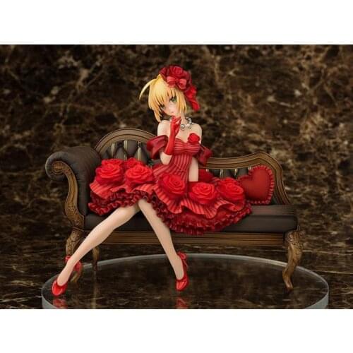 Anime Aquamarine Fate/EXTRA Nero Idol King Claudius Caesar Augustus Germanicus Figure Model Toys