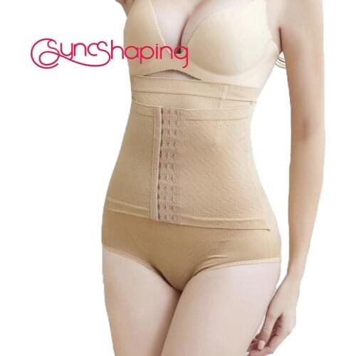 Women Shaper Corset Shorts High Stretch Seamless Slimming Panties Triple Buckle Underwear Panty Shapers Shaping Pants Shapewear