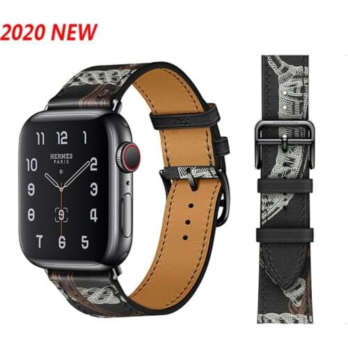High quality Leather loop for iWatch 40mm 44mm Sports Strap Single Tour band for Apple watch 42mm 38mm Series 1 2 3 4 5 6 se