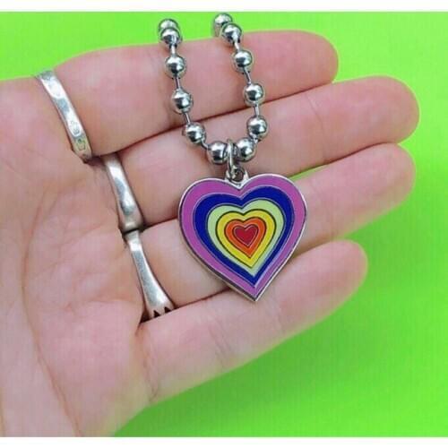 Colorful Butterfly Pendant Necklace Vintage Heart Choker For Women Girl Harajuku Animal Cartoon Choker Necklace Trendy Jewelry