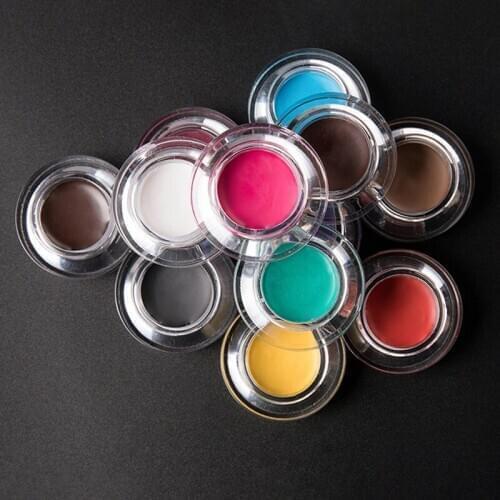 Eyebrow Tint Cream Dye Gel Waterproof Long Lasting Makeup With Brush