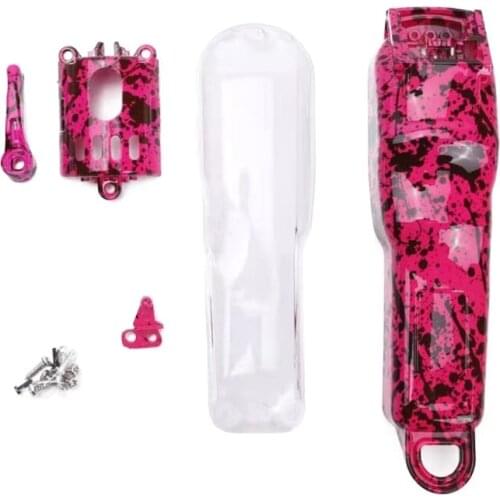 A0ND 1 Set Electric Hair Clipper Shell Kit Plastic Camouflage Barber Shop Styling Cordless Trimmer DIY Housing Cover Protector