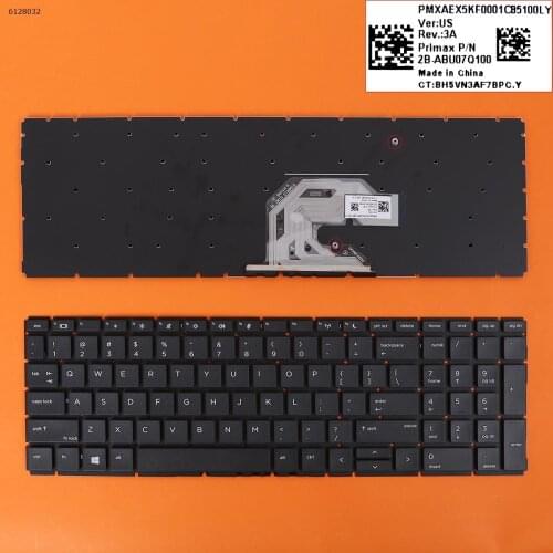 US Layout New Keyboard for HP Probook 450 G6 455 G6 450R G6 BLACK Without FRAME Laptop