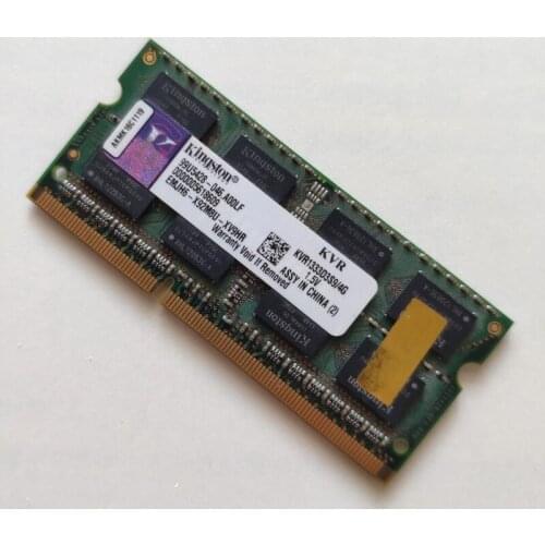 Kingston Used RAMS DDR3 KVR1333S9/4G Laptop memory DDR3 4GB 1333MHz notebook memoria PC3 4gb 100600S laptop ram ddr3 4GB 1333MHz