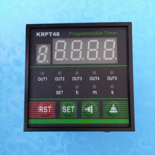 Programmable Multi-channel Time Relay, 3-way Recyclable Industrial Time Controller, Digital Display Timer KRPT48