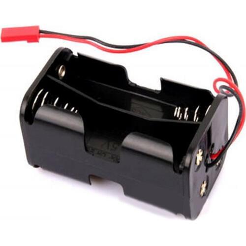 RC Transmitter Battery Pack Bat 84 *AA 1.5v Batteries Case Holder Box Black