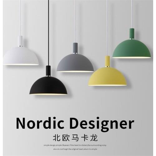 Nordic Retro Color Pendant Lights for Bedroom Bedside Lamps Living Room Dining Room Pendant Lamps Deco Hanging Lights Lighting