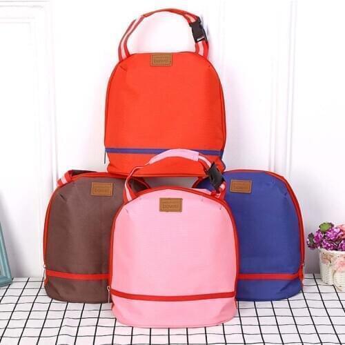 Baby Milk Bottle Insulation Bag Water Milk Bottle Warmer Kids Food Lunch Storage Stroller Bag Solid Mummy Insulated Handbag