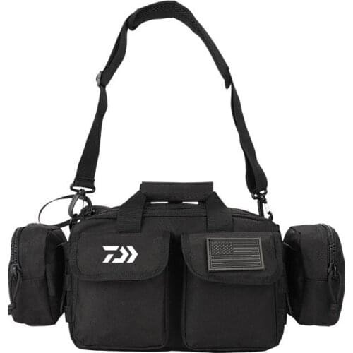 Outdoor Large Capacity Camouflage Shoulder Crossbody Bags Men Training Sports Fitness Travel Climbing Multi-Purpose Fishing Bag