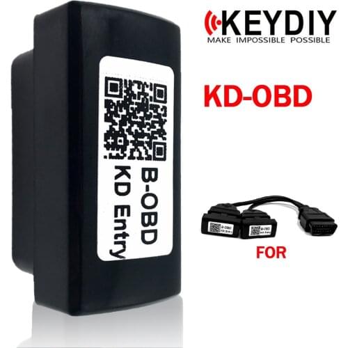 New Arrival KEYDIY KD OBD Entry for Smartphones to Car Remotes Entry No Wire Needed English Version With 2 in 1 OBD2 Adapter