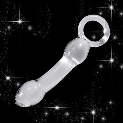 Pyrex Glass Dildo Fake Penis Adult Sex Toys Anal Butt Plug Clit G Spot Stimulator Female Male Masturbation Sex Products