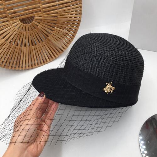 Summer web celebrity with natural grass equestrian cap female travel shopping shading sun hat fashion straw baseball cap