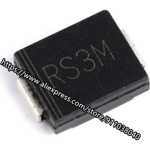 50pcs/lot SMD diode RS3M DO-214AB 3A 1000V fast recovery type