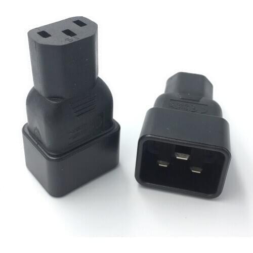 IEC 320 C20 to C13 Adapter converter plug PDU server C13 to C20 converting plug UPS power connector exchanger