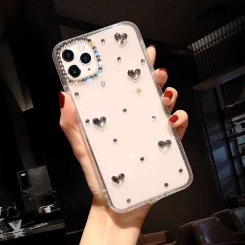 Bling Shiny Diamond Silicone Case For LG Velvet G9 G8X G8S G7 G6 G5 G4 G3 G2 X Power 3 X5 Cam Q70 Q7 Q6 Q Stylus Plus 2 3