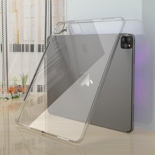 TPU Clear Case For iPad Pro 12.9 11 Case 2021 Silicone Transparent Ultra Thin Cover For iPad Pro 12.9 11 2021 Case Coque