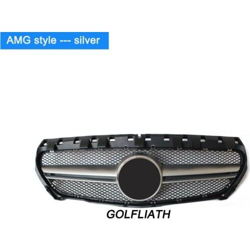 CLA45 A style Front Grill center grille for mercedes Benz CLA Class W117 Cla180 Cla200 Cla260 Cla300 2013-2015 Sport