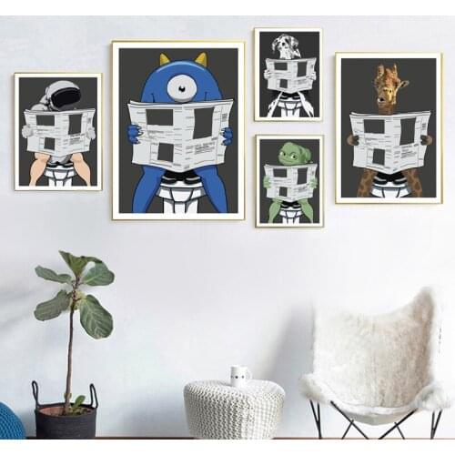 Dalmatian Dog Giraffe Astronaut Toilet Paper Diamond Painting Cross Stitch Kits Diamond Mosaic Embroidery Kids Room Decoration