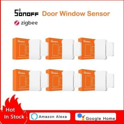 SONOFF ZigBee Smart Home SNZB-04 Window Sensor eWeLink APP Alert Notification Smart Home Security Detector For Google HomeAlexa