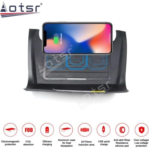 For Range Rover Discovery Sport 2018 Car Wireless Charger QI Intelligent Infrared Fast Charging for iPhone Samsung Huawei